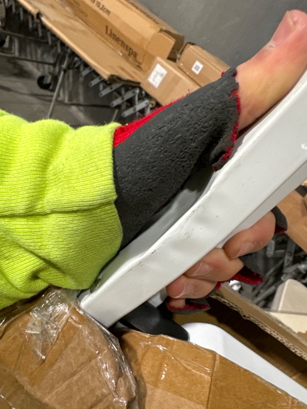 Photo 1 of Soctone 3 Step Ladder, 330 lbs Capacity, White