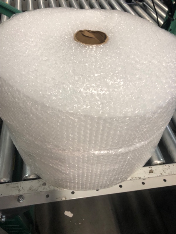 Photo 3 of Amazon Basics Perforated Bubble Cushioning Wrap - Medium 5/16", 12-Inch x 100-Foot Long Roll & Perforated Bubble Cushioning Wrap - Small 3/16", 12-Inch x 175-Foot Long Roll