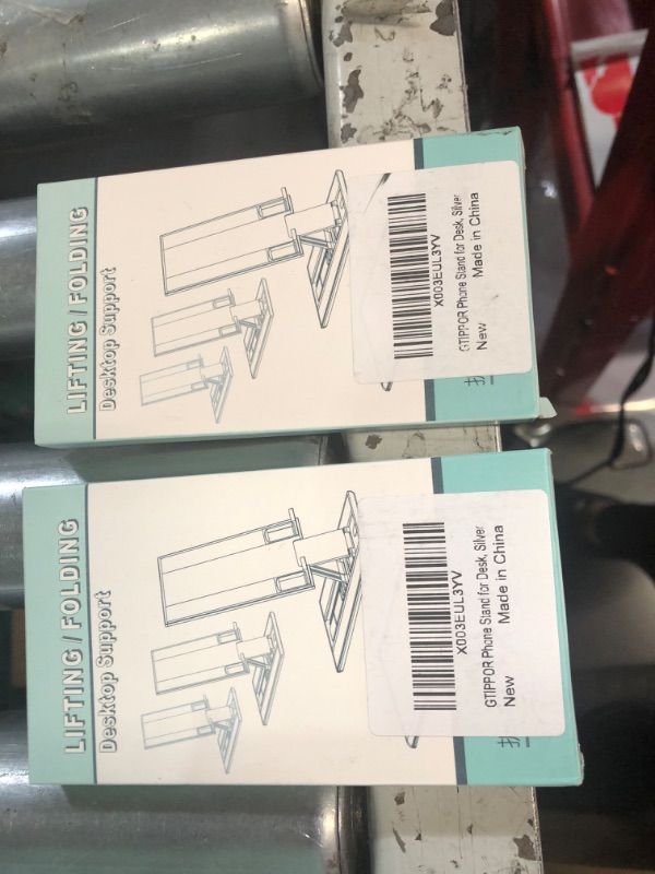 Photo 1 of **BUNDLE 2 PACK NONREFUNDABLE**
GTIPPOR Cell Phone Stand for Desk - Silver