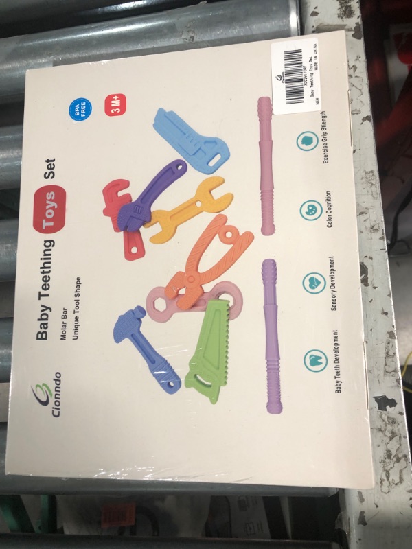 Photo 2 of Baby Teething Toys Set for 3-6 Months 6-12 Months