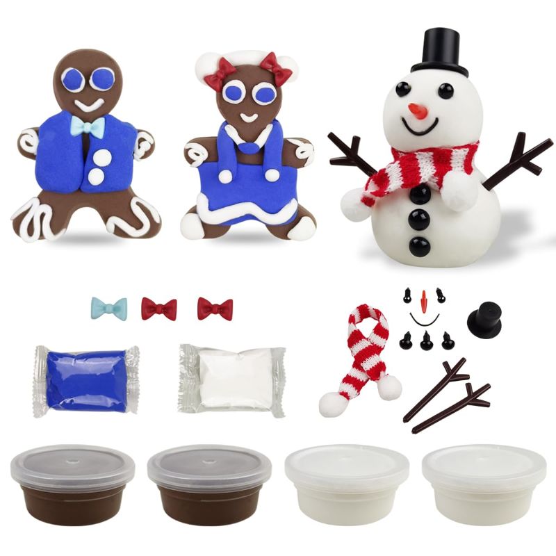 Photo 1 of **BUNDLE 2 PACK - NONREFUNDABLE**
QINGQIU Christmas Snowman Gingerbread Man DIY Craft Kit