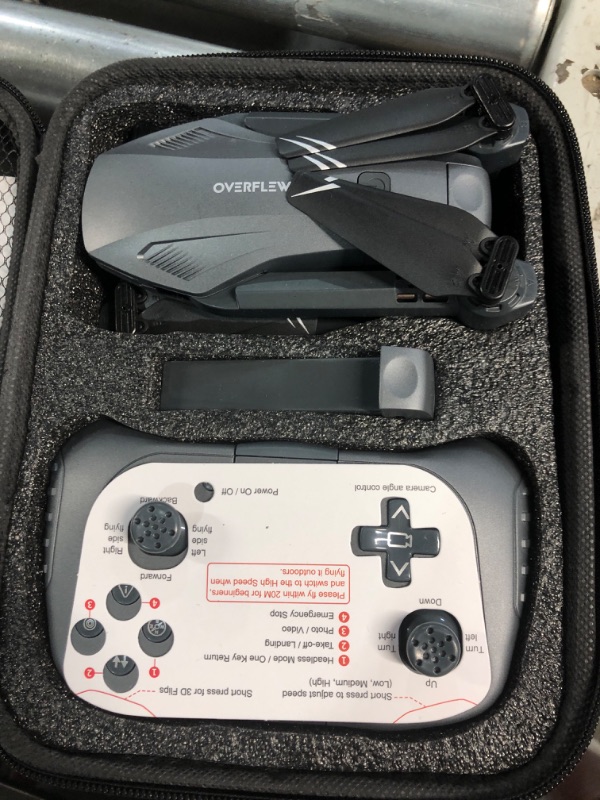 Photo 5 of **PARTS ONLY NON-REFUNDABLE**READ NOTES***Drone with Camera for Adults, 90° Adjustable Lens, 3D Flips, 2 Batteries