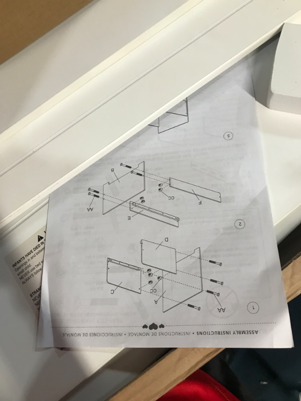 Photo 3 of ***USED - LIKELY MISSING PARTS - UNABLE TO VERIFY FUNCTIONALITY***
Delta Children MySize Toddler Bed - Greenguard Gold Certified, Bianca White