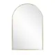 Photo 1 of **ROUGH MEASUREMENTS AND STOCK PHOTO FOR REFERENCE
 Mirror, Arched  Mirror  42 INCH GOLD 