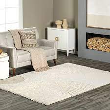 Photo 1 of (USED) nuLOOM Gloria Abstract Shag Area Rug, 9x12, Beige 9' x 12'