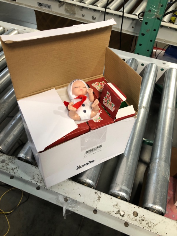 Photo 1 of (Santa) Hanaive 12 Pcs 4 Inch Mini Reborn Christmas Baby Dolls (Santa)