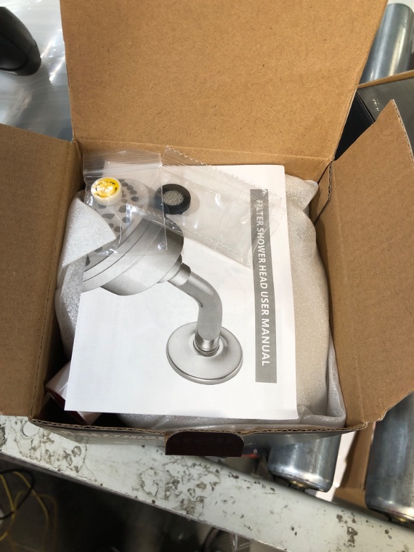 Photo 1 of Filtered Shower Head - 8 Settings Shower Head (Brushed Nickel)