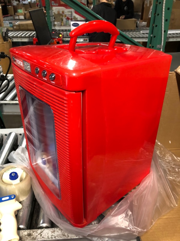 Photo 3 of [READ NOTES] 
Happybuy Red Reptile Incubator 25L Scientific Lab Incubator Digital Incubator Cooling and Heating 5-60°C Reptile Egg Incubator 12V/110V Work for Small Reptiles