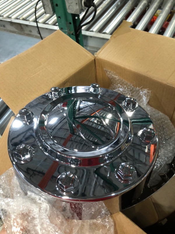 Photo 3 of KARPAL 2 Front and 2 Rear Alcoa Alloy Wheel Center Hub Cap Hubcap Compatible With 2011-2018 Ram 3500 1-TON Dually DRW