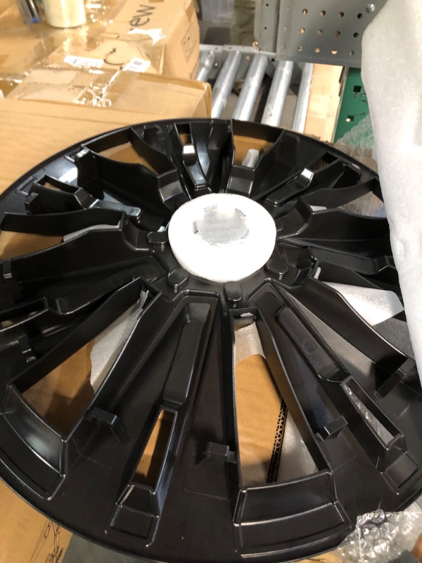 Photo 3 of **SEE NOTES**  LOZUZ Model Y Wheel Cover 19 Inch Wheel Replacement Hub Caps Set of 4 Blade Style 