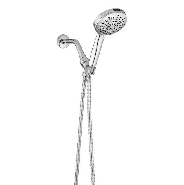 Photo 1 of allen + roth Nevis Chrome Round Handheld Shower Head 1.8-GPM (6.8-LPM)
