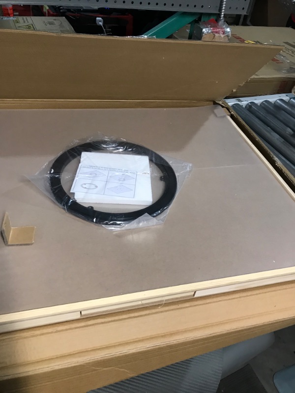 Photo 2 of ***USED - LIKELY MISSING PARTS/DAMAGED - UNABLE TO VERIFY FUNCTIONALITY***
1500 Piece Rotating Wooden Jigsaw Puzzle Table - 6 Drawers, Puzzle Board with Puzzle Cover | 27” X 35” Jigsaw Puzzle Board Portable - Portable Puzzle Table 1500 Piece Rotating With