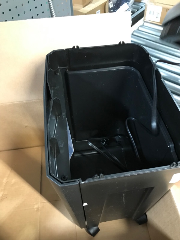 Photo 1 of Bonsaii 15-Sheet Office Paper Shredder, 40 Mins Heavy Duty Shredder for Home Office, Crosscut Shreder with Anti-Jam System & P-4 High Security Supports CD/Credit Cards/Staple,5 Gal Pullout Bin C169-B 1 5 Sheet-40 mins