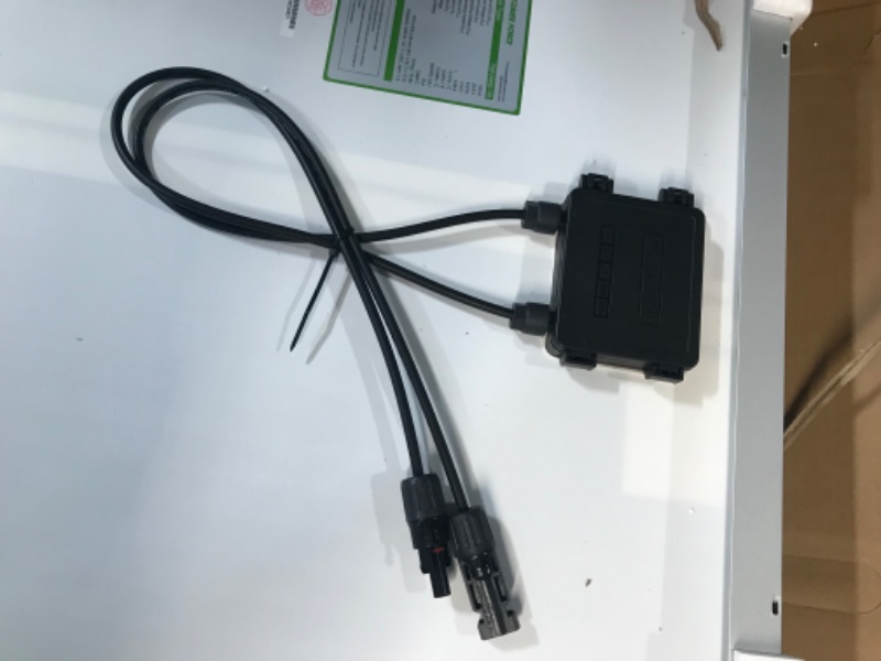 Photo 1 of Traver Force Solar Panel 100 Watt 10BB Monocrystalline 12V Solar Panels for Home High Efficiency Solar Module Power Charger for RV Camping Cabin Marine Boat Motorhome Off-Grid Black 4-Pack 100W 4 Pack