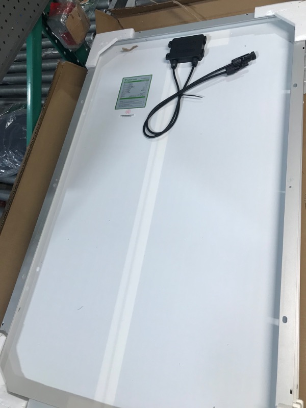 Photo 1 of Traver Force Solar Panel 100 Watt 10BB Monocrystalline 12V Solar Panels for Home High Efficiency Solar Module Power Charger for RV Camping Cabin Marine Boat Motorhome Off-Grid Black 4-Pack 100W 4 Pack