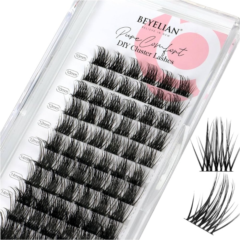 Photo 1 of ****NON-REFUNDABLE BUNDLE PACK OF 5***
BEYELIAN Cluster Lashes D Curl 72 Pcs Individual Lash 