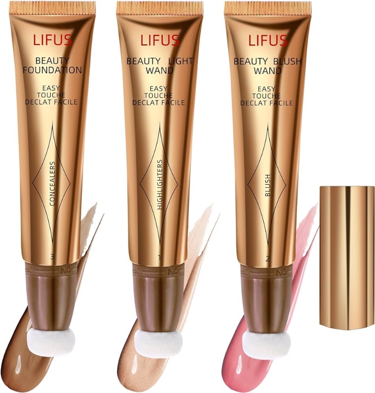 Photo 1 of *** NON-REFUNDABLE COSMETIC BUNDLE PACK OF 3 ***
LIFUS Beauty Wand Makeup Set