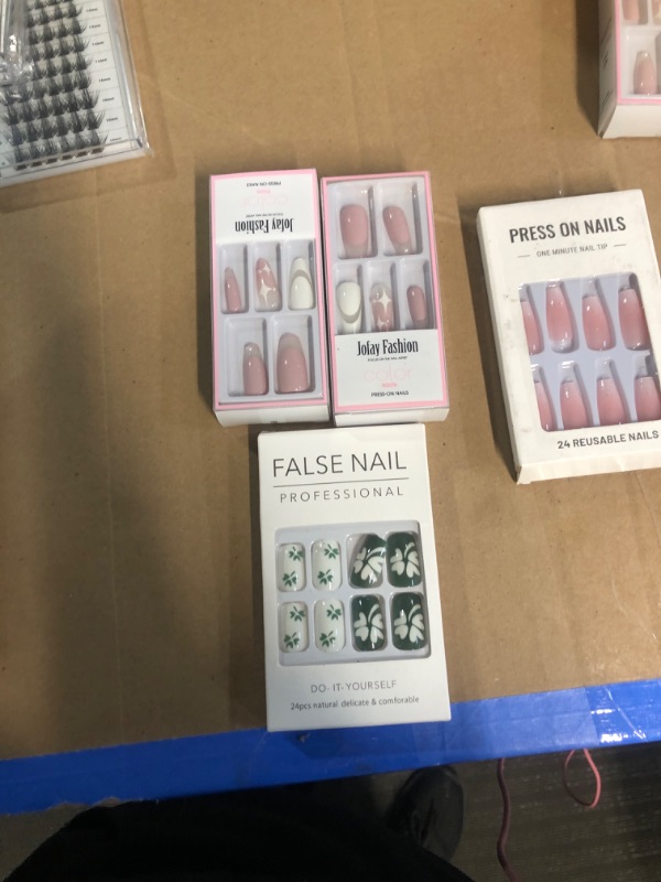 Photo 1 of ****NON-REFUNDABLE ACRYLIC NAIL BUNDLE PAK OF 8 *****