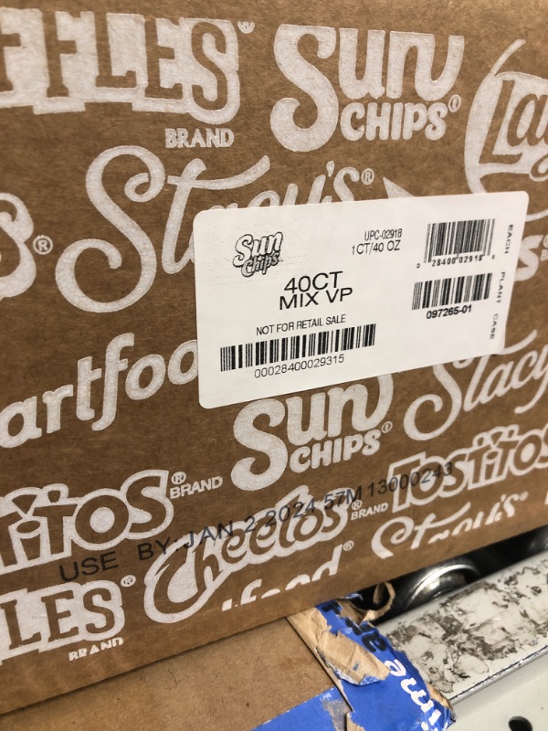 Photo 2 of ***NON-REFUNDABLE USE BY JAN 2, 2024***
Sunchips Multigrain Chips Variety 1 Ounce Pack of 40 Variety Pack 1 Ounce 