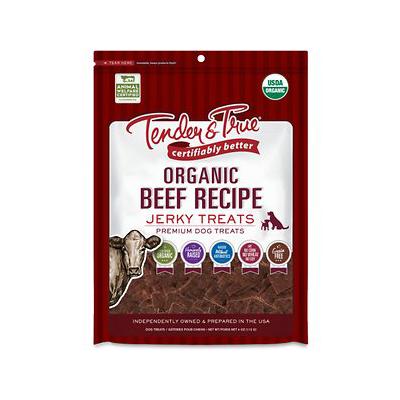 Photo 1 of ***NON-REFUNDABLE BEST BY JAN 11, 2024, PACK OF 2***
Tender & True Organic Beef Grain-Free Jerky Dog Treats, 4-oz bag