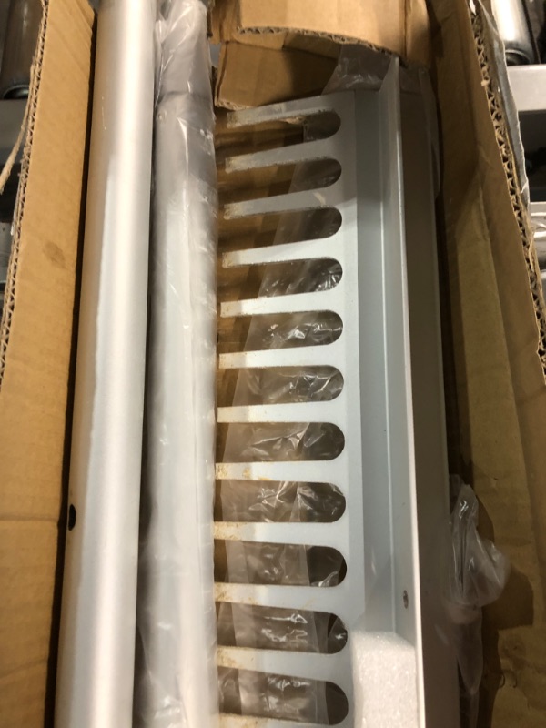 Photo 2 of VEVOR Landscape Rake, 36" Head Aluminum Landscape Rake, Lake Weed Rake with 75" Long Handle, for Loosening Soil, Lawn Care, Weeding Lake, Garden 75" Handle