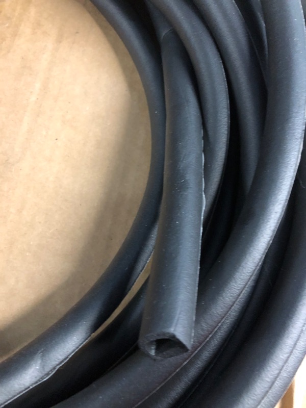 Photo 2 of AP Products 018-318 Black 3/4" x 1/2" Rubber D-Seal with Tape