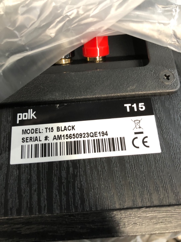 Photo 4 of Polk Audio T15 Black

