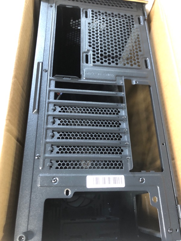 Photo 1 of MUSETEX ATX PC Case Mid-Tower with 6pcs 120mm ARGB Fans, Polygonal Mesh Computer Gaming Case with Type C