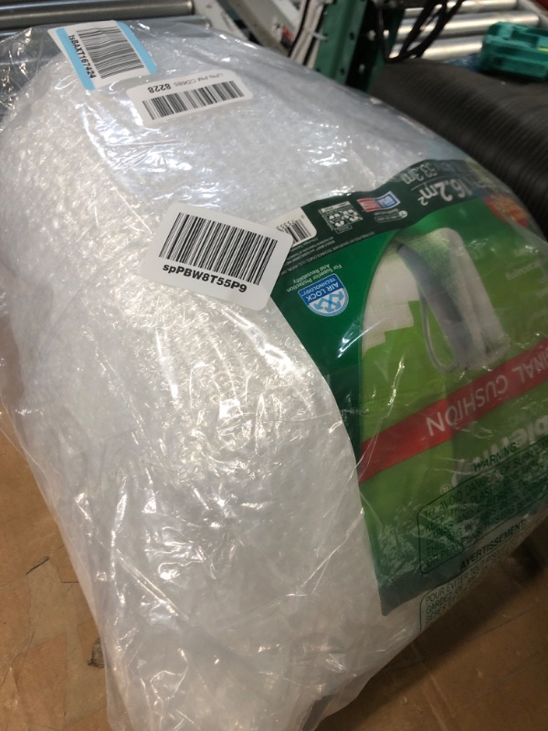 Photo 2 of Duck Brand Bubble Wrap Roll, Original Bubble Cushioning, 12" x 175', Perforated Every 12" (1053440), Clear 12 in. x 175 ft.