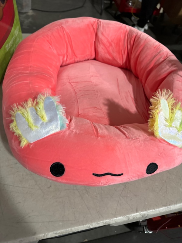 Photo 2 of 
26" Pink Axolotl Pet Bed, Calming Dog & Cat Plush Bed