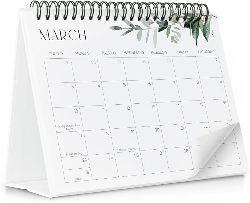 Photo 1 of 
Aesthetic Small 2024-2025 Desk Calendar with Stickers - Runs from October 2023 until June 2025 - Beautiful Flip Desktop Calendar 2023-2024 for Easy Organizing
