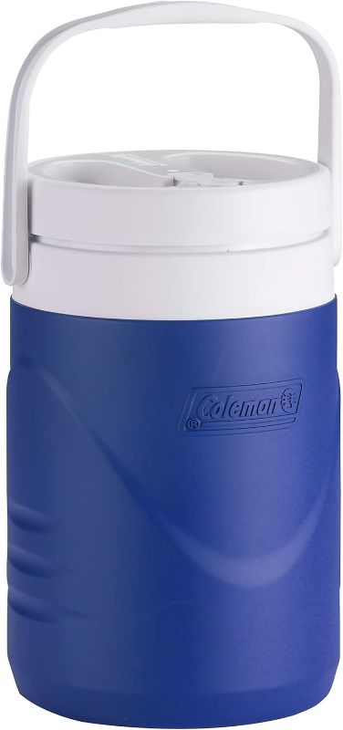 Photo 1 of 
Coleman 1-Gallon Water Jug, Portable Water Cooler with Handle & Spigot, Great for Camping, Beach, Sports, Tailgating, Picnic & More