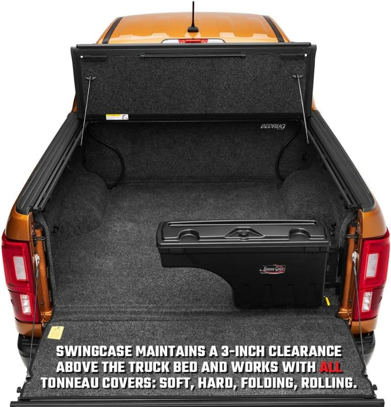 Photo 4 of (READ FULL POST) UnderCover SwingCase Truck Bed Storage Box | SC207P | Fits 2022 - 2023 Ford Maverick Passenger Side
