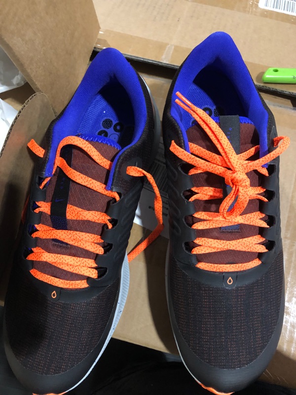 Photo 2 of NIKE Men's Sneaker 9.5 Black Orange Total Orange Bronze Eclipse Indigo Burst Grey Fog