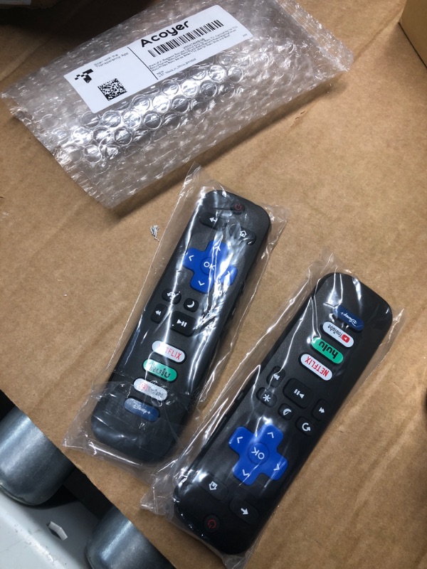 Photo 2 of (Pack of 2) Replacement Remote Control Only for Roku TV, Compatible for TCL Roku/Hisense Roku/Onn Roku/Philips Roku Smart TVs(Not for Stick and Box)