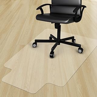 Photo 1 of Azadx Clear Office Chair Mat 36'' X 48'', Durable Desk Chair Mat for Hardwood Floor, Heavy Duty Plastic Office Floor Mat Under Rolling Chairs for Easy Glide and Protection (36" X 48" with Lip)