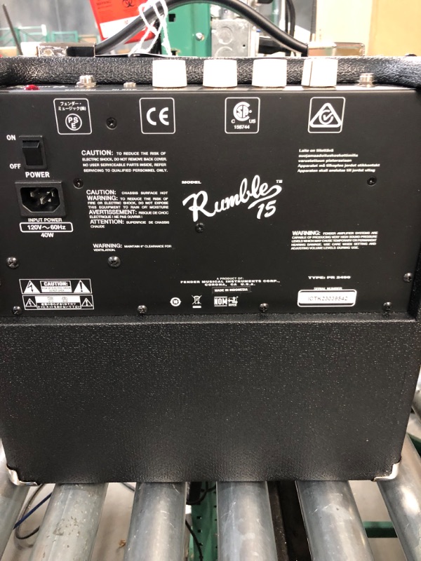 Photo 3 of Fender Rumble 15 V3 Bass Amplifier 15 watt Amp only