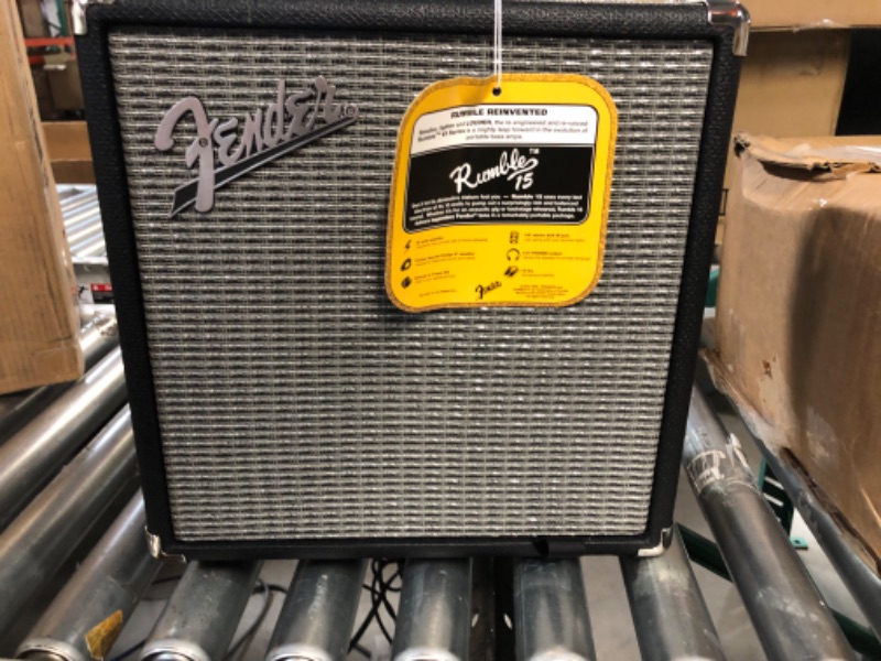 Photo 5 of Fender Rumble 15 V3 Bass Amplifier 15 watt Amp only