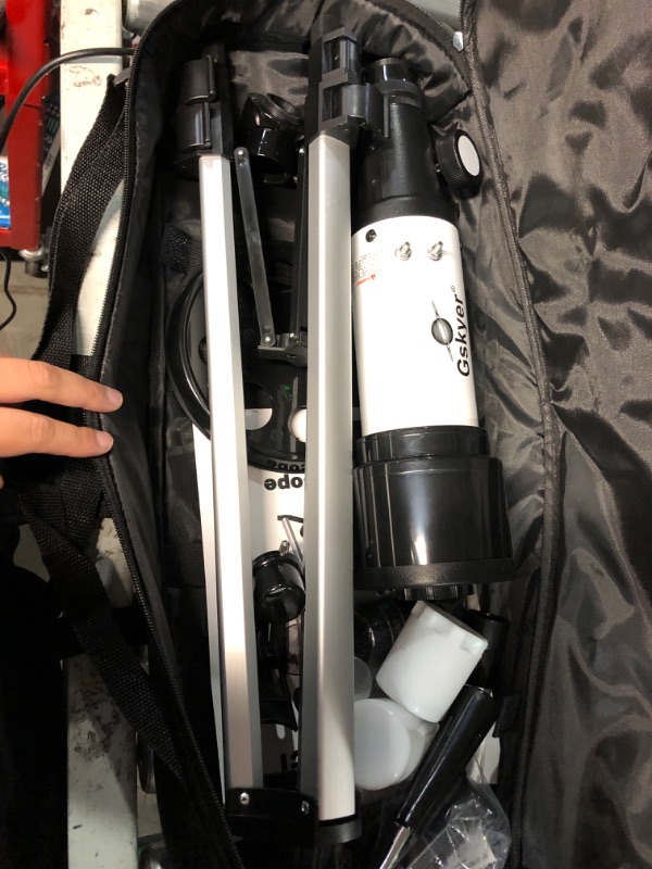 Photo 1 of Gskyer Telescope, 70mm Aperture 400mm AZ Mount Astronomical Refracting Telescope for Kids Beginners - Travel Telescope with Carry Bag, Phone Adapter and Wireless Remote