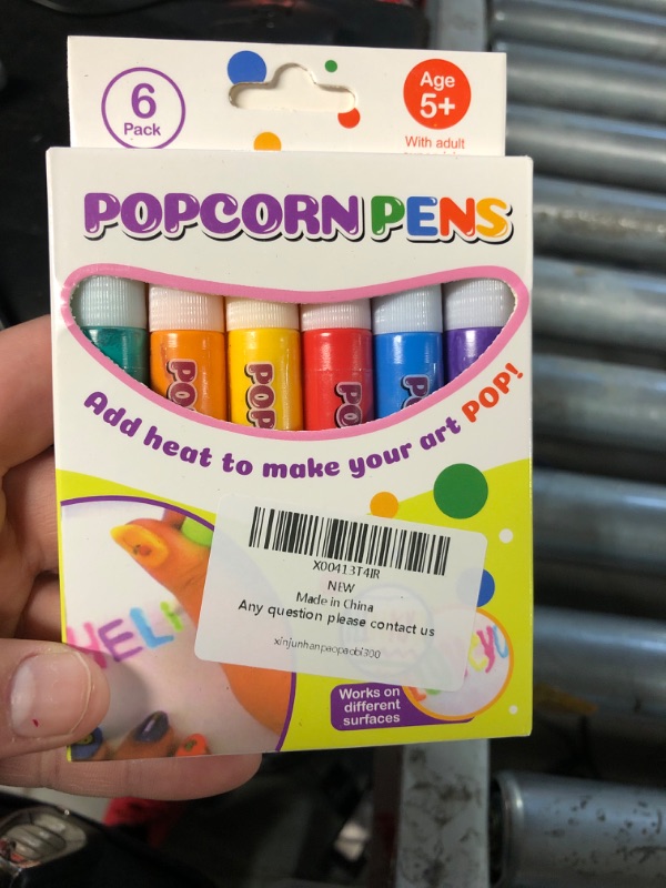 Photo 2 of ADDY & PLUSY Dong-A Magic Puffy Popcorn Color Pen 10 Colors 3D Decorating Cards,Drawing, Small Art