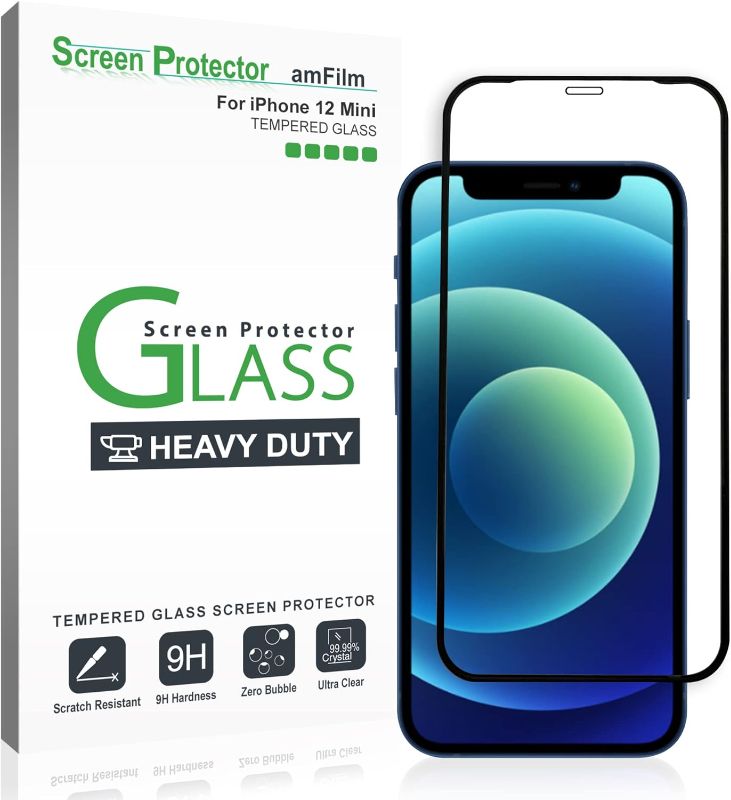 Photo 1 of 
amFilm Heavy Duty Screen Protector Glass for iPhone 12 Mini