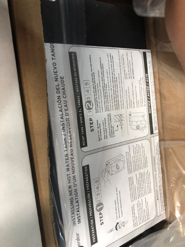 Photo 3 of ***SEE NOTE*** InSinkErator Stainless Steel Tank, HC250MBLK-SS HOT250 System, 2-Handle Drinking Faucet in Matte Black with 2/3-Gallon, Filter-Compatible Instant Hot/Cold Water Dispenser HOT250 - Hot and Cold Matte Black