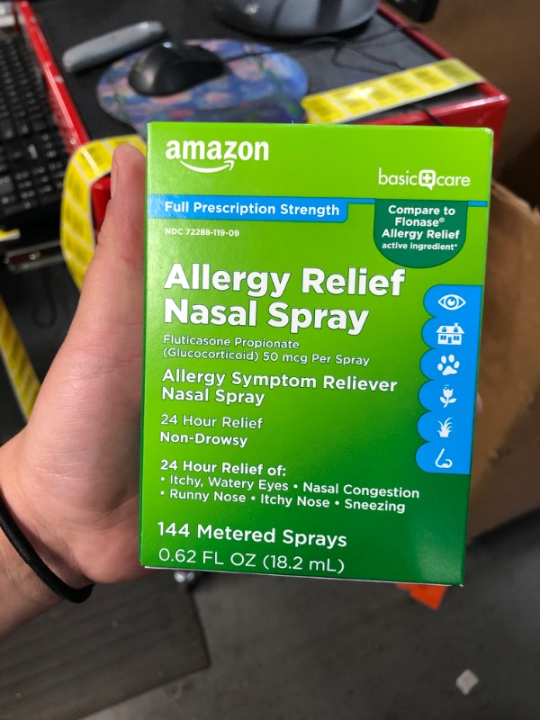 Photo 2 of 03/2024 / Amazon Basic Care 24-Hour Allergy Relief Nasal Spray,