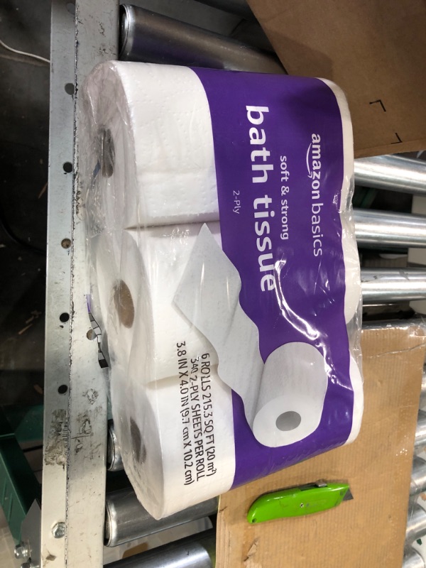 Photo 2 of Amazon Basics Toilet Paper Soft and Strong, 30 rolls