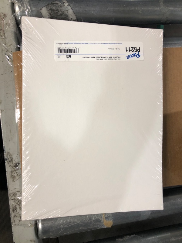 Photo 1 of Pacon White Heavyweight Tagboard, 9" x 12", 100 Sheets/Pack (5211)