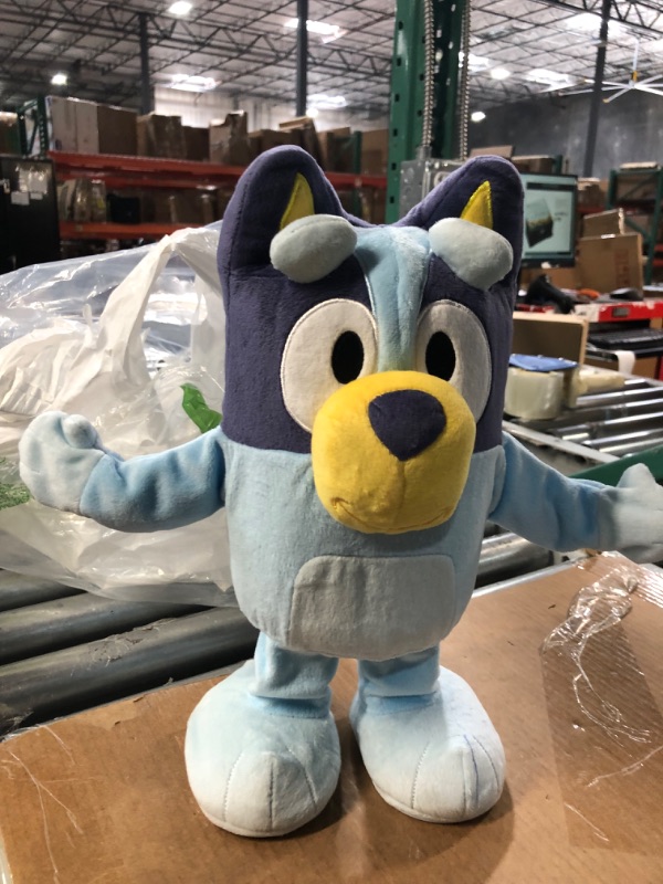 Photo 2 of Bluey Dance and Play 14" Animated Plush | Over 55 Phrases and Songs, Multicolor