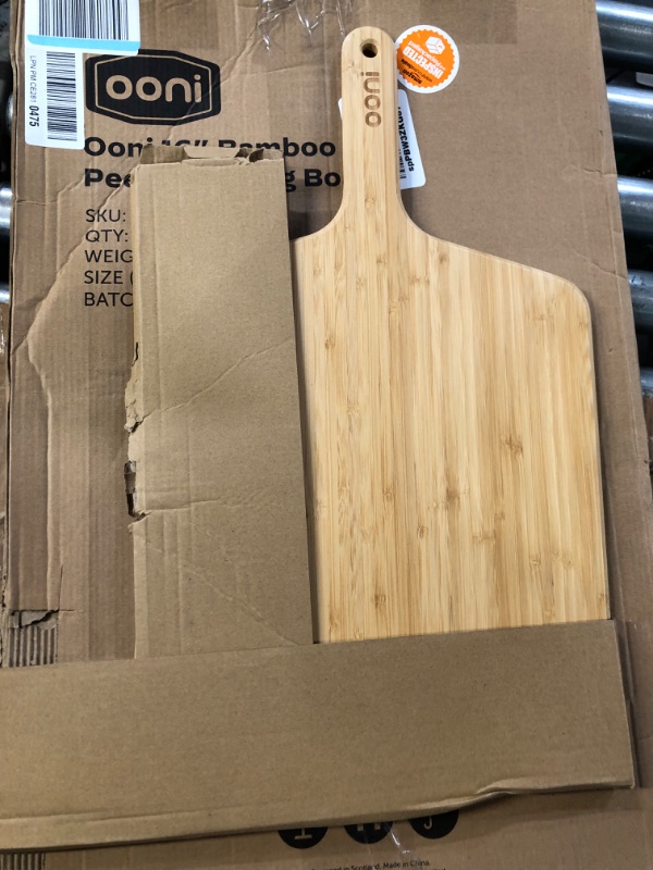 Photo 3 of ***SEE NOTES*** ooni 12” Bamboo Pizza Peel – Lightweight Smooth Wooden Pizza Paddle