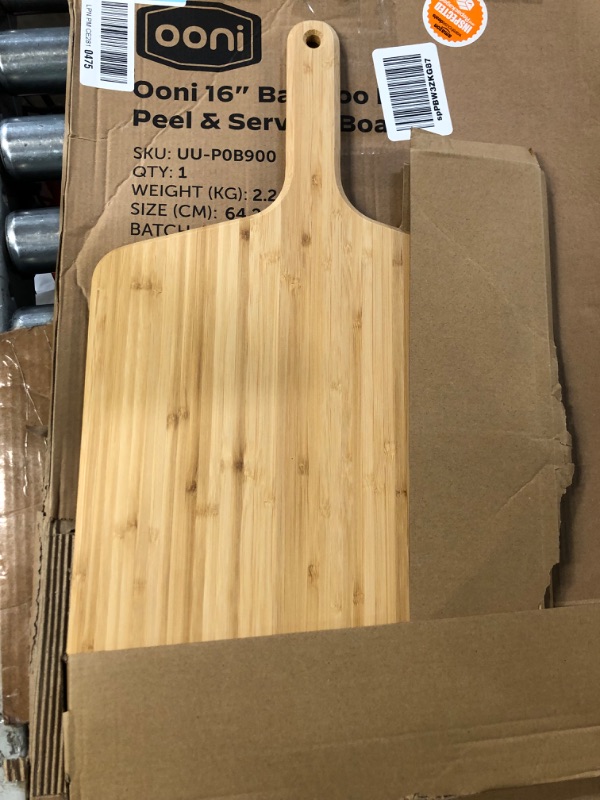 Photo 2 of ***SEE NOTES*** ooni 12” Bamboo Pizza Peel – Lightweight Smooth Wooden Pizza Paddle