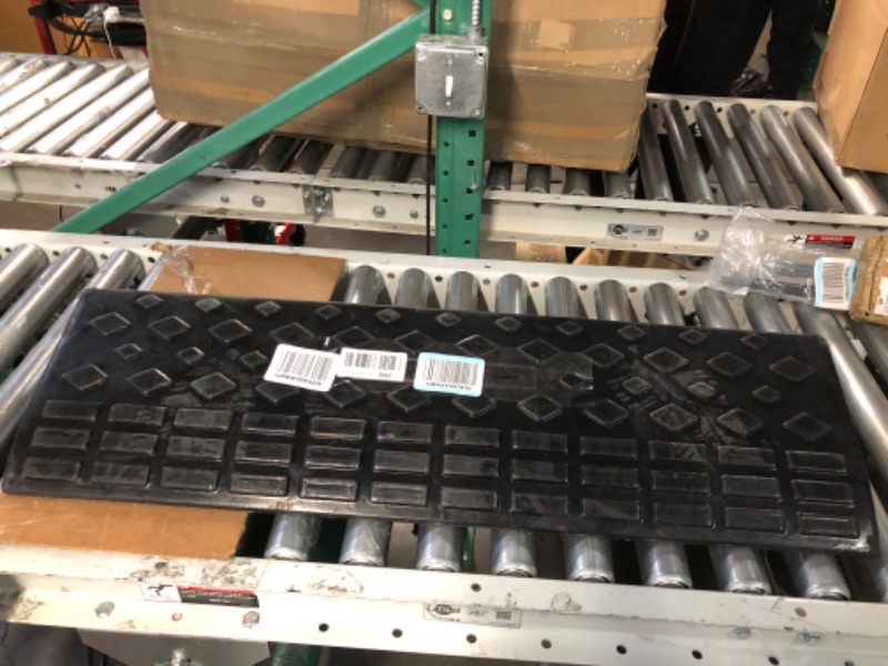 Photo 1 of Mophorn Rubber Curb Ramp, 3.7" Rise Height Sidewalk Curb Ramp, 10" Width 35.4" Length Driveway Ramp for Curb