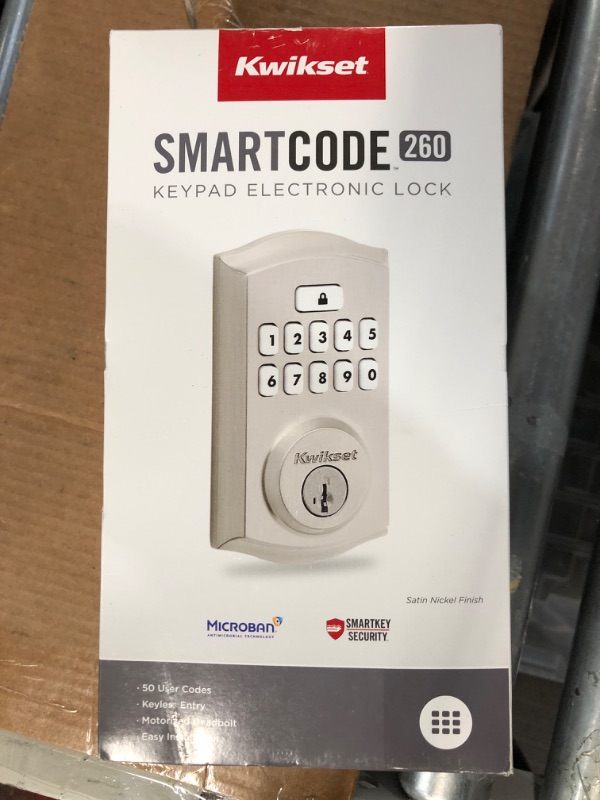 Photo 2 of **UNABLE TO TEST**
Kwikset Home Connect 620 Keypad Connected Smart Lock 